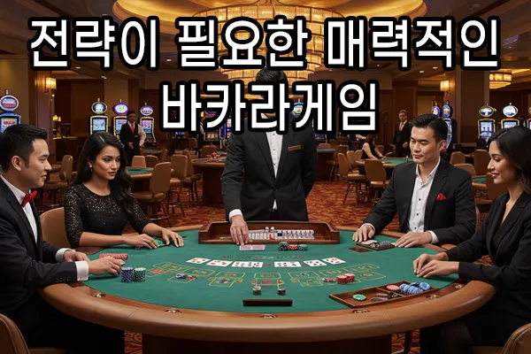 바카라게임 전략적으로 하는 방법입니다