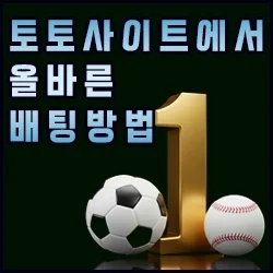 토토사이트에서 올바른 배팅방법