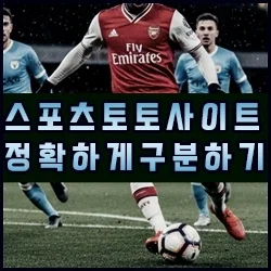 스포츠토토사이트 정확하게구분하기