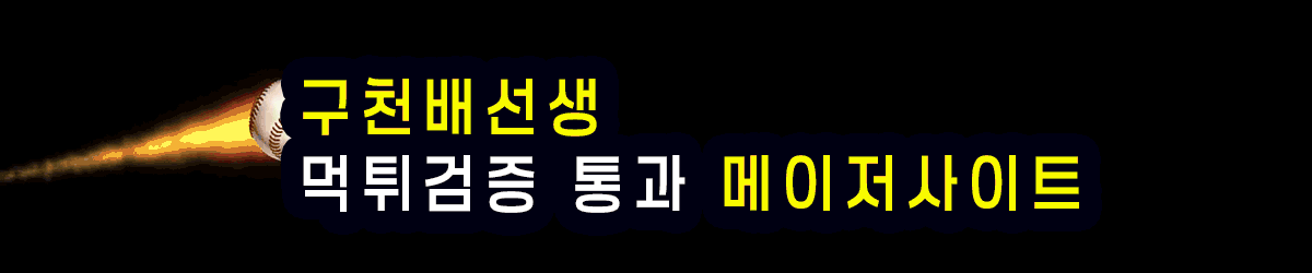구천배선생 먹튀검증 통과 메이저사이트